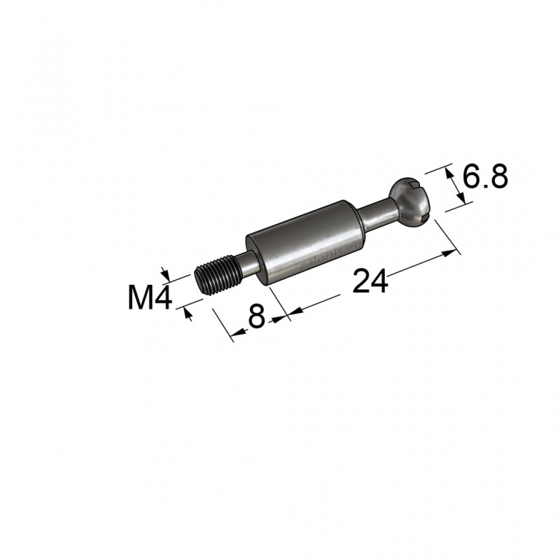 CONNECTING BOLT / M4 B24 L8